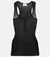 Isabel Marant Louisali Cotton Tank Top In Black