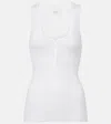Isabel Marant Louisali Cotton Tank Top In White