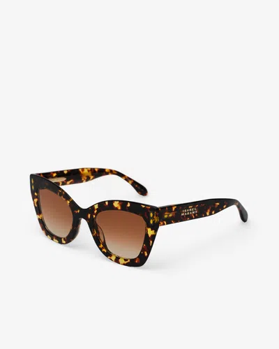 Isabel Marant Louny Cat-eye Sunglasses In Brown