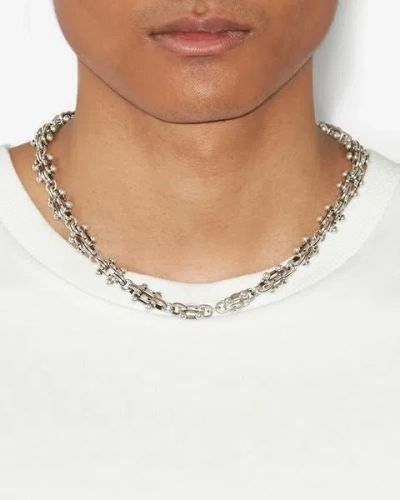Isabel Marant Lovely Man Necklace In Silver