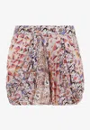 Isabel Marant Lovia Mini Skirt In Multi