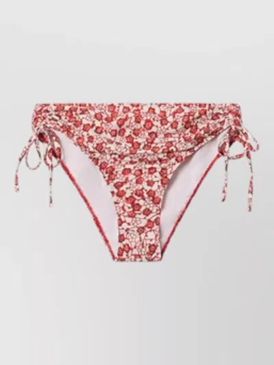Isabel Marant Low Rise Bikini Brief Adjustable Side Ties In Red