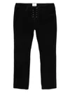 Isabel Marant Low-rise Skinny Trousers In Black