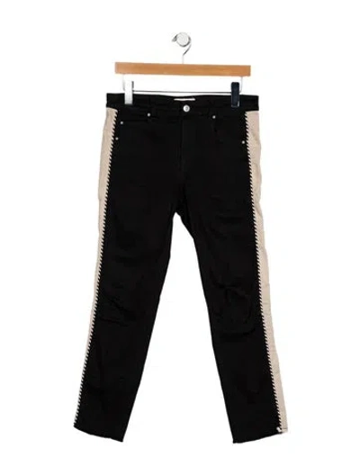 Pre-owned Isabel Marant Low-rise Skinny Leg Jeans In Black