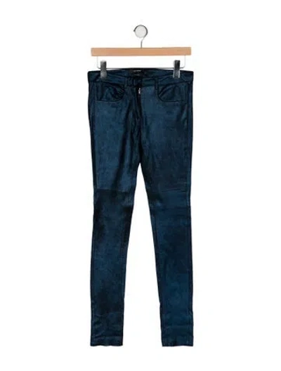 Pre-owned Isabel Marant Low-rise Skinny Leg Jeans In Blue