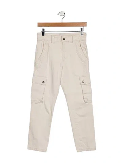 Pre-owned Isabel Marant Low-rise Skinny Leg Jeans In White