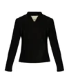 Isabel Marant Loyana Embossed Double-breasted Jacket In Black