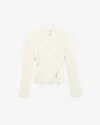 Isabel Marant Loyana Wool-blend Jacket In Ecru