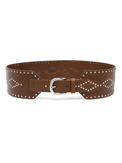 Isabel Marant Lucie Belt In Brown