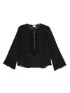 Isabel Marant Luciele Embroidered Ramie Blouse