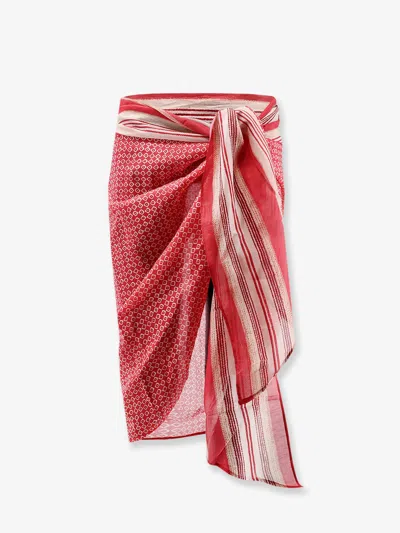 Isabel Marant Lucilia Cotton And Silk Blend Pareo Scarf In Pattern