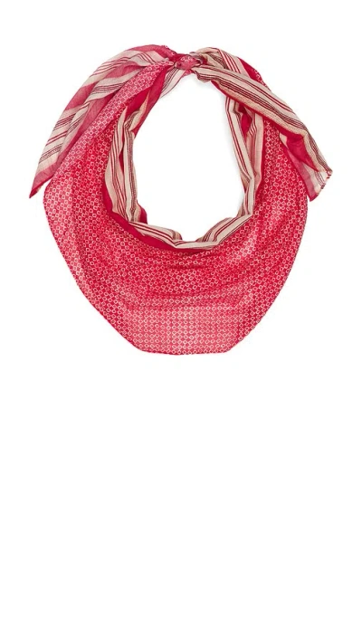 Isabel Marant Lucilia Scarf In Red