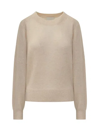 Isabel Marant Lusia-gb Sweater In Beige
