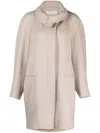 Isabel Marant Fares Wool-blend Coat In Ecru