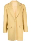 ISABEL MARANT LUXURIOUS STRAW COLORED OUTERWEAR FOR WOMEN