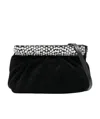 Isabel Marant Luzes Crystal-embellished Crossbody Bag In Black