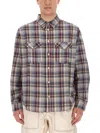 Isabel Marant Plaid Pattern Shirt With Button-down Collar In Multi