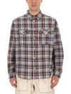 Isabel Marant Plaid Pattern Shirt With Button-down Collar In Multi