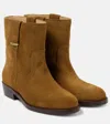 Isabel Marant Biscuit Suede Lylie Ankle Boots In Sepia
