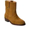 Isabel Marant Lylie Suede Boot In Brown