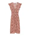 Isabel Marant Lyndsay Floral Jacquard Midi Dress In Multi