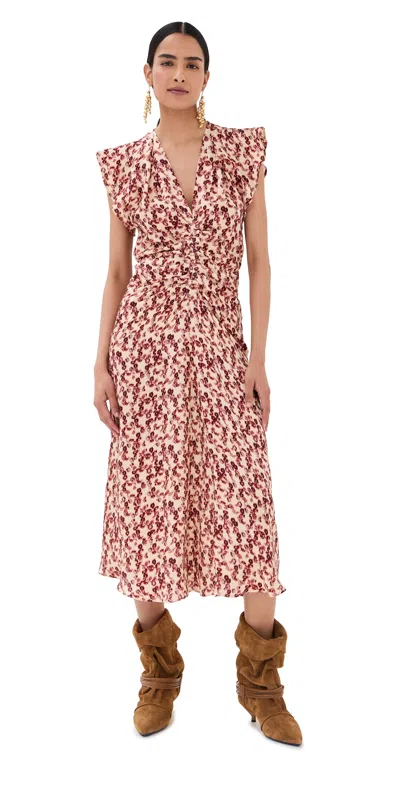 Isabel Marant Lyndsay Dress Garnet