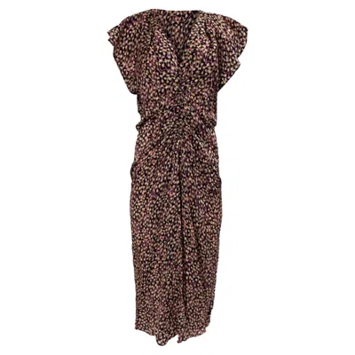 Isabel Marant Lyndsay Midi Dress In Multicolor Viscose