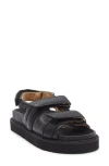 Isabel Marant Touch-strap Platform Leather Sandals In Animal Print