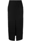 Isabel Marant Gerader Taillenrock In Black