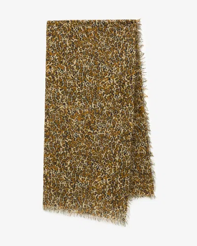 Isabel Marant Madicia Scarf In Brown
