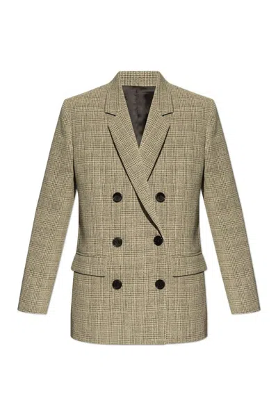 Isabel Marant Irma Double-breasted Blazer In Beige