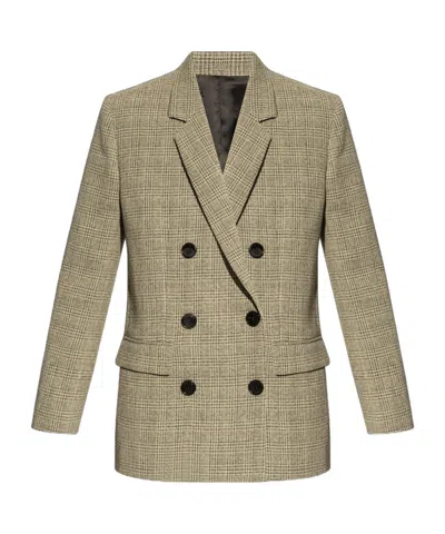Isabel Marant Irma Double-breasted Blazer In Beige