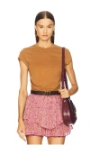 Isabel Marant Woman T-shirt Camel Size Xl Cotton In Brown