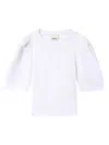 Isabel Marant Maeliss Tee Puff-sleeve T-shirt In White