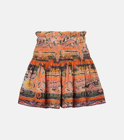 Isabel Marant Maelly Shorts In Orange