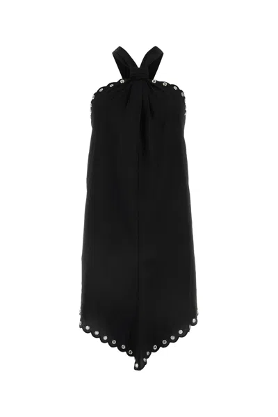 ISABEL MARANT ISABEL MARANT BLACK POLYESTER TEGANY MINI DRESS