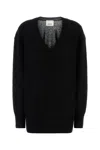 Isabel Marant Maglione Larana In Misto Seta Nera Donna