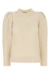 Isabel Marant Alpaca Blend Emma Sweater With Puff Sleeves In Neutral