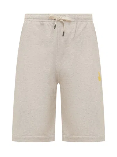 Isabel Marant Logo Embroidered Drawstring Shorts In Grey