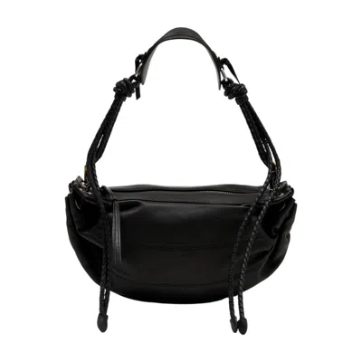 Isabel Marant Maia Medium Gd Crossbody In Black