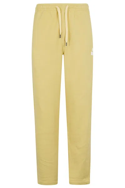 Isabel Marant Mailesco Straight Sweatpants In Yellow