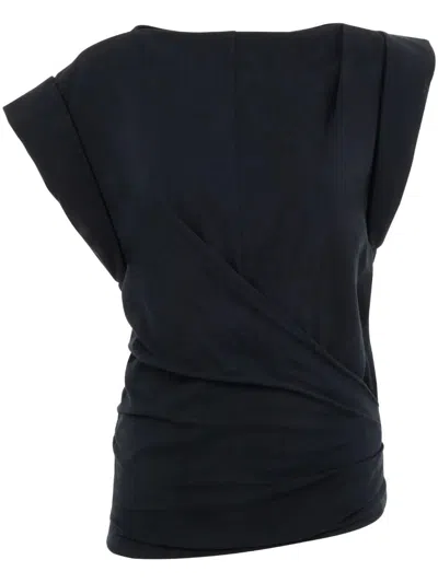 Isabel Marant Maisan Draped Cotton T-shirt