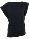Isabel Marant Maisan Draped Cotton T-shirt