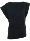 Isabel Marant Maisan Draped Cotton T-shirt