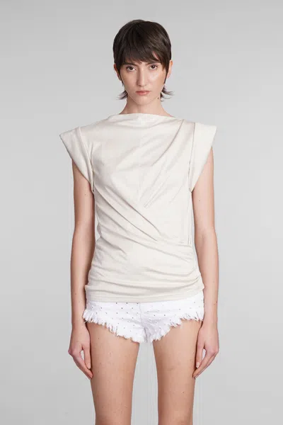Isabel Marant Maisan Topwear In Grey Cotton