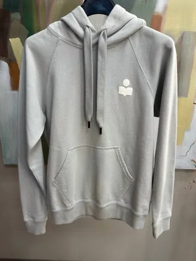 Isabel Marant Malibu Hoodie Jacket In Light Blue/ecru In Multi