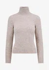 Isabel Marant Women Alpaca Blend Sweater With Metal Buttons In Neutral
