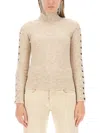 Isabel Marant Malo Sweater In Neutrals