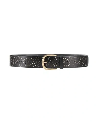 Isabel Marant Man Belt Black Size 30 Cow Leather