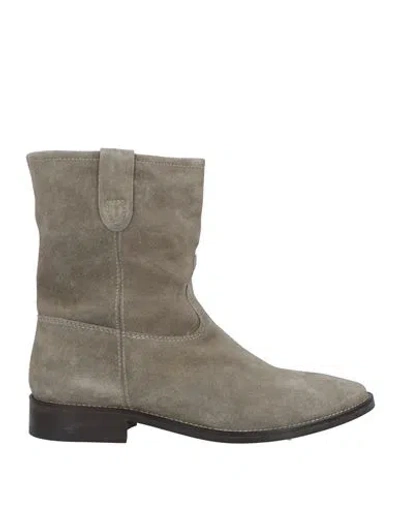 Isabel Marant Man Boot Khaki Size 8.5 Leather In Multi